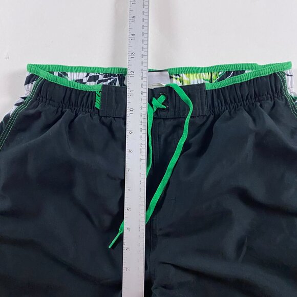 Vintage Nike Board Shorts Swim Trunks Mens Medium Floral Hawaiian Drawstrings - Picture 9 of 12